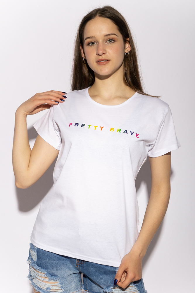 

Футболка женская Pretty Brave Time of Style 85F411  Белый, Футболка женская Pretty Brave Time of Style 85F411 L Белый