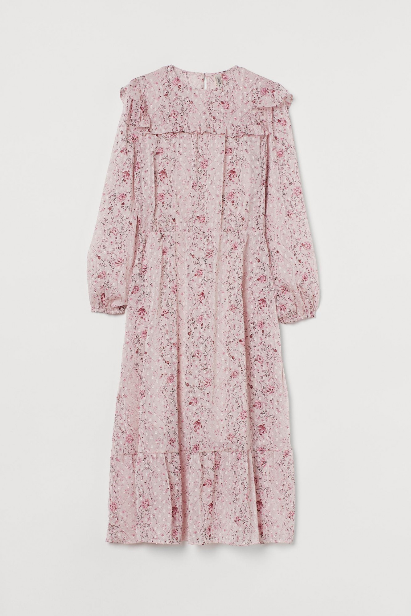 

Платье H&M 44 светло-розовый цветы 8787542sm