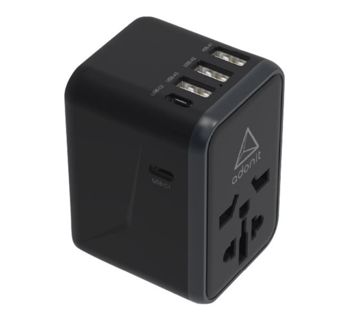 

Сетевое зарядное устройство Adonit Universal Adapter PD-3A2C 61W Black