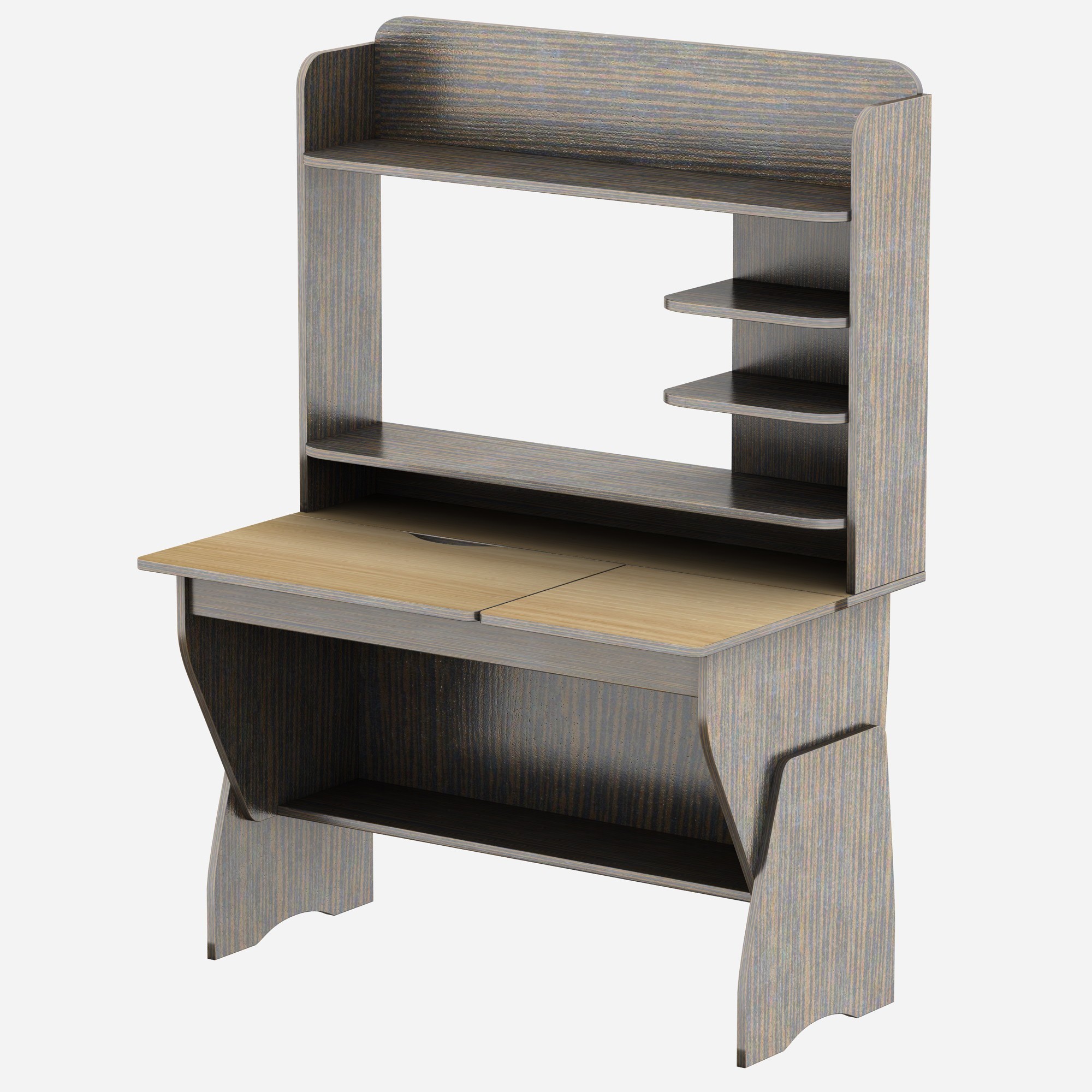 

Компьютерный стол Тиса СУ-19 Венге + Дуб молочный