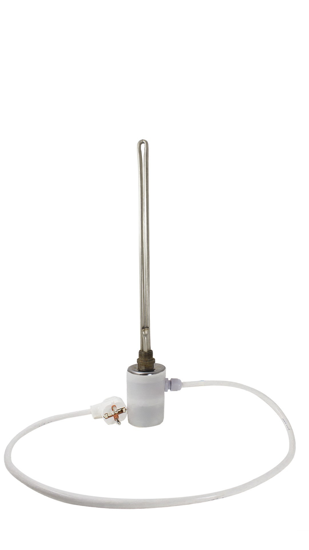 

ТЭН для алюминиевого радиатора с электр.термодатчиком 1/2" Grepan 700W 220V L=32,5 см нержавейка (bat039)