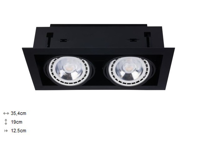 

Светильник карданный Nowodvorski DOWNLIGHT II ES111 9570 черный