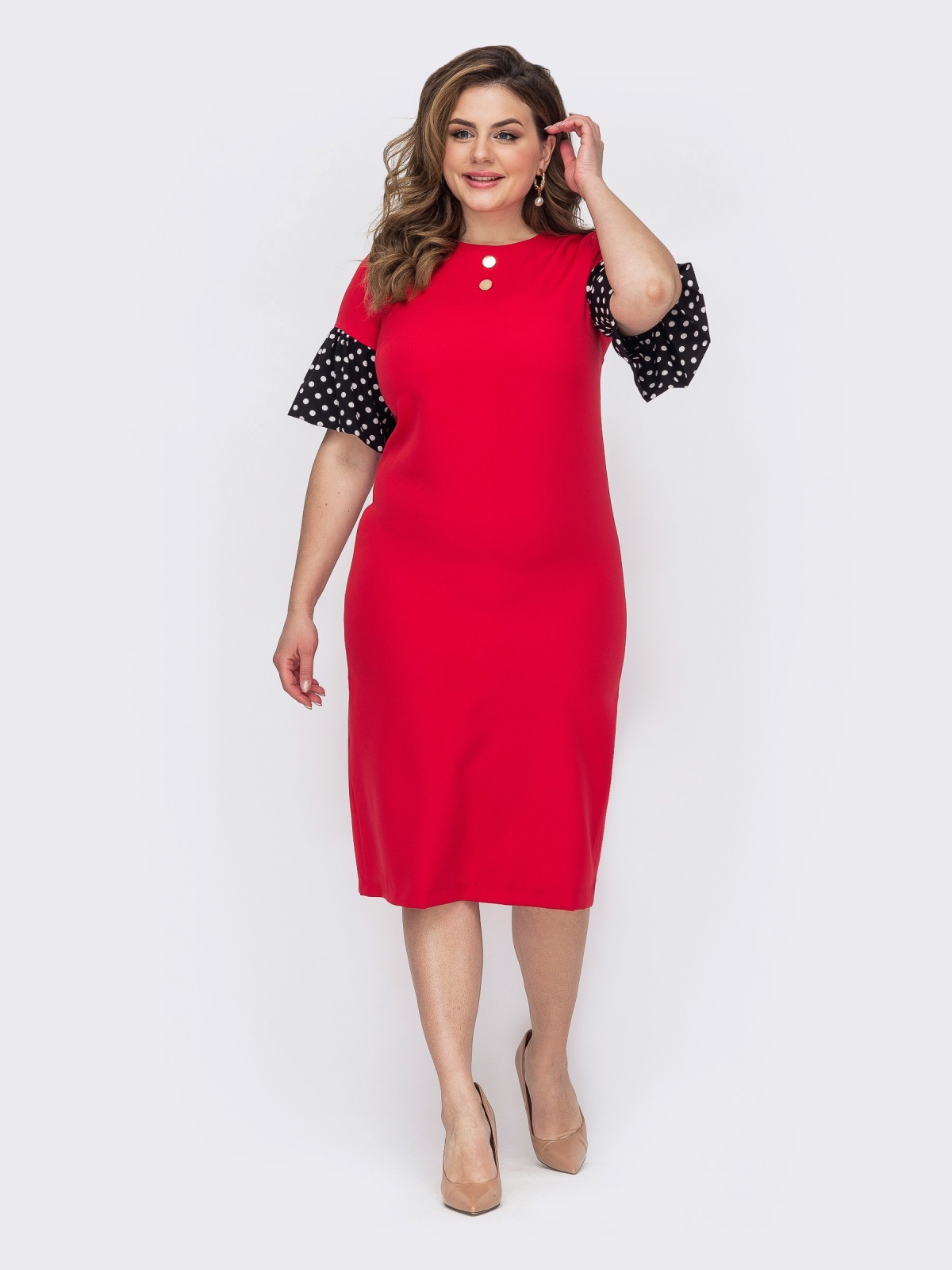 

Платье Molegi 170154201154 54 красный