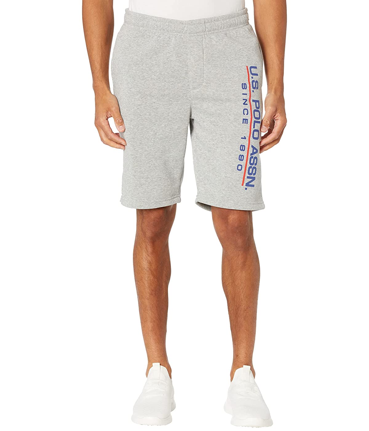 

Шорты U.S. POLO Wordmark Heather Grey, L (48)