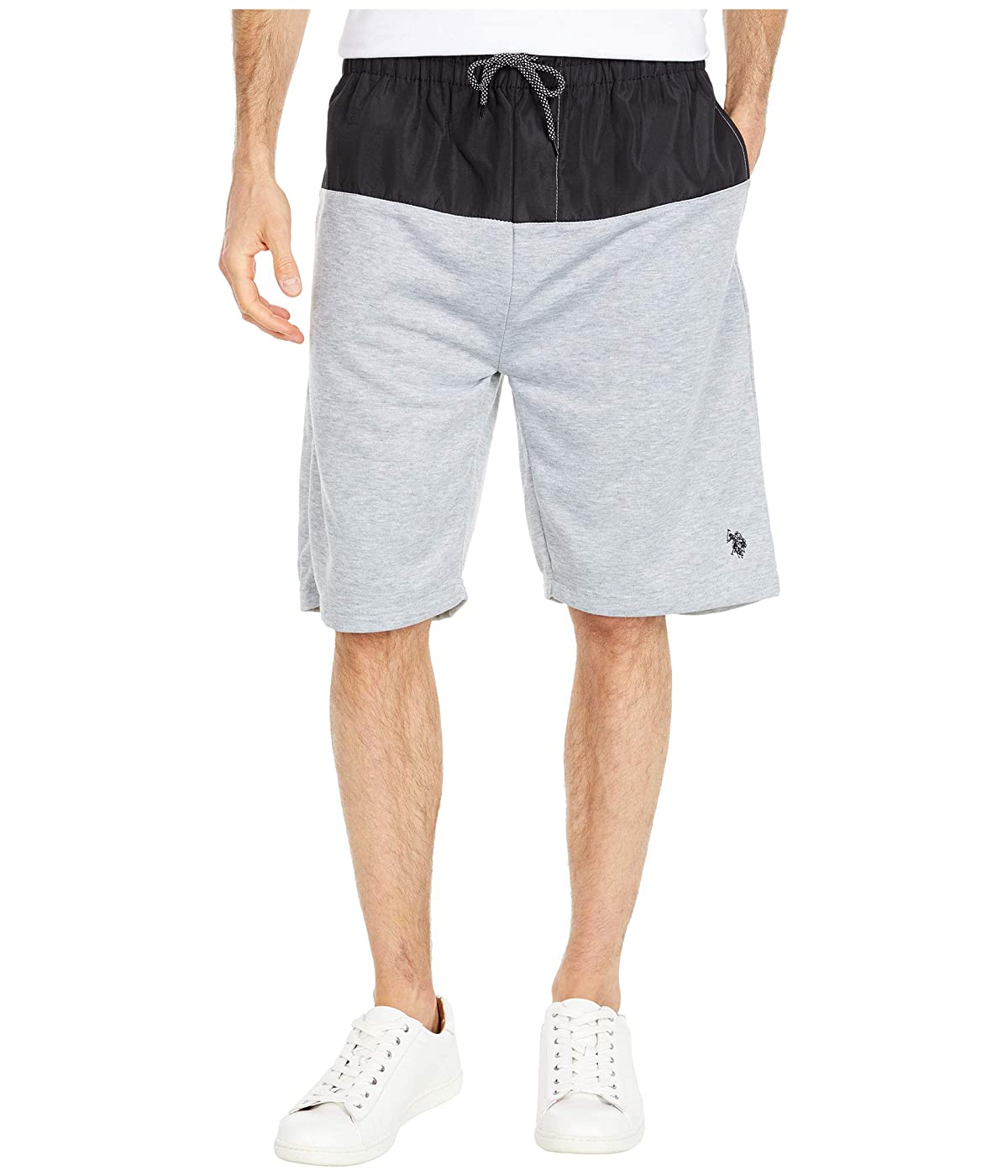 

Шорты U.S. POLO Color-Block Mixed Heather Grey, S (44)
