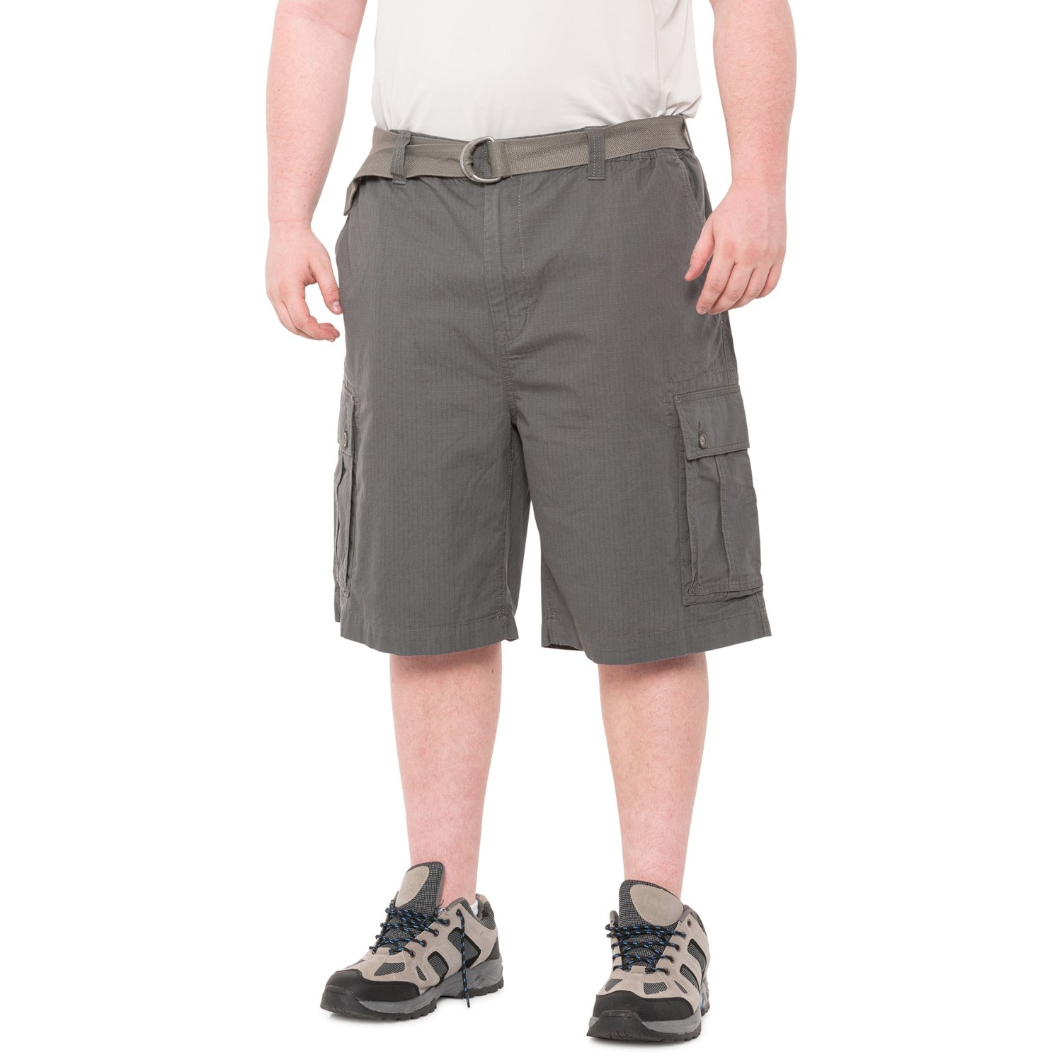 

Шорты Northpoint Boston Belted Cargo (For Big and Tall Men) Charcoal, 46W 32L