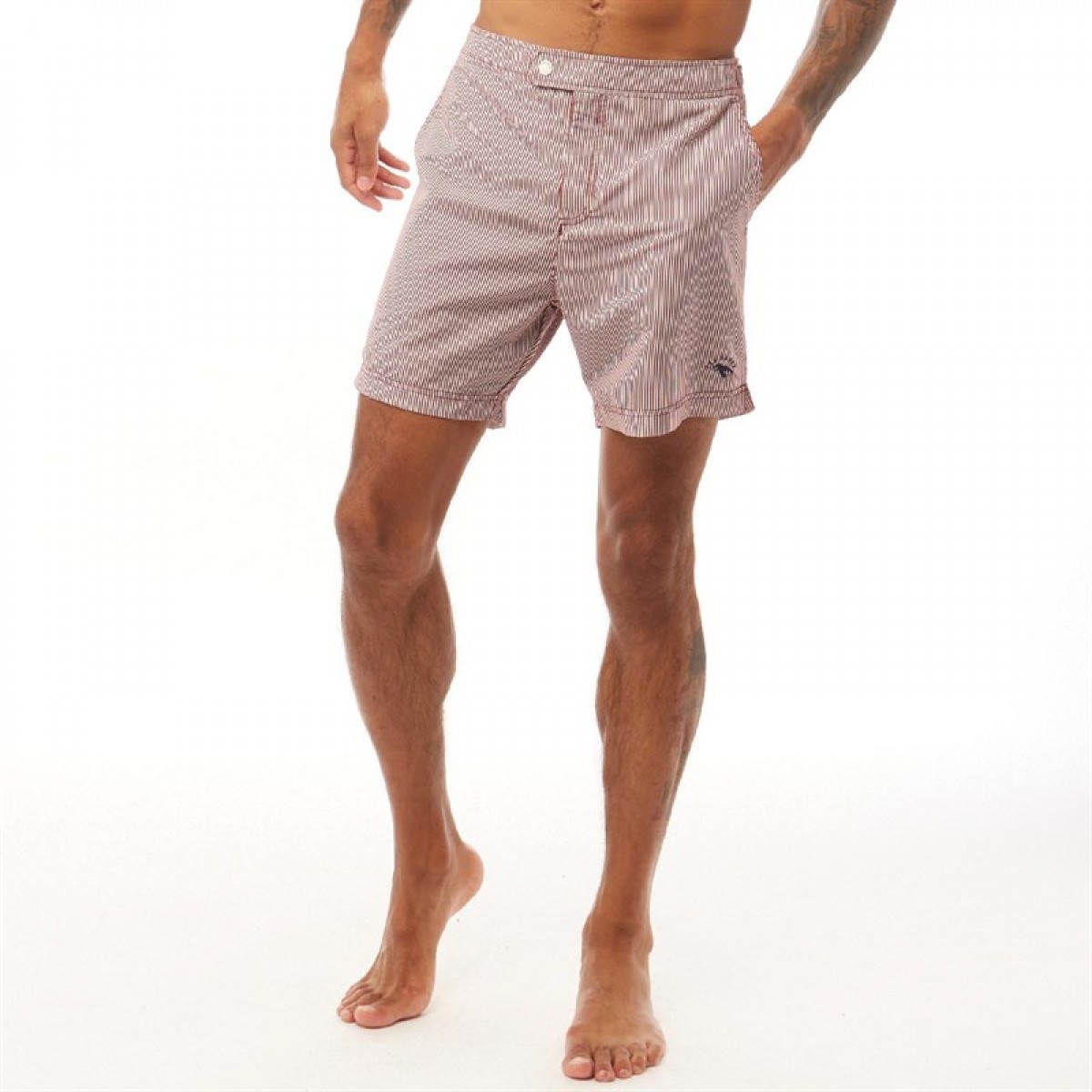 

Шорты Ted Baker Lenoke Striped Formal Swim Dark Red Burgundy, S (44)