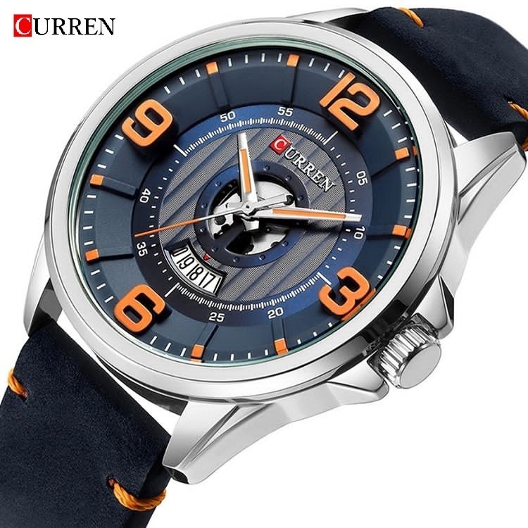 

Часы наручные Curren 8305 Silver-Blue 1008-0181