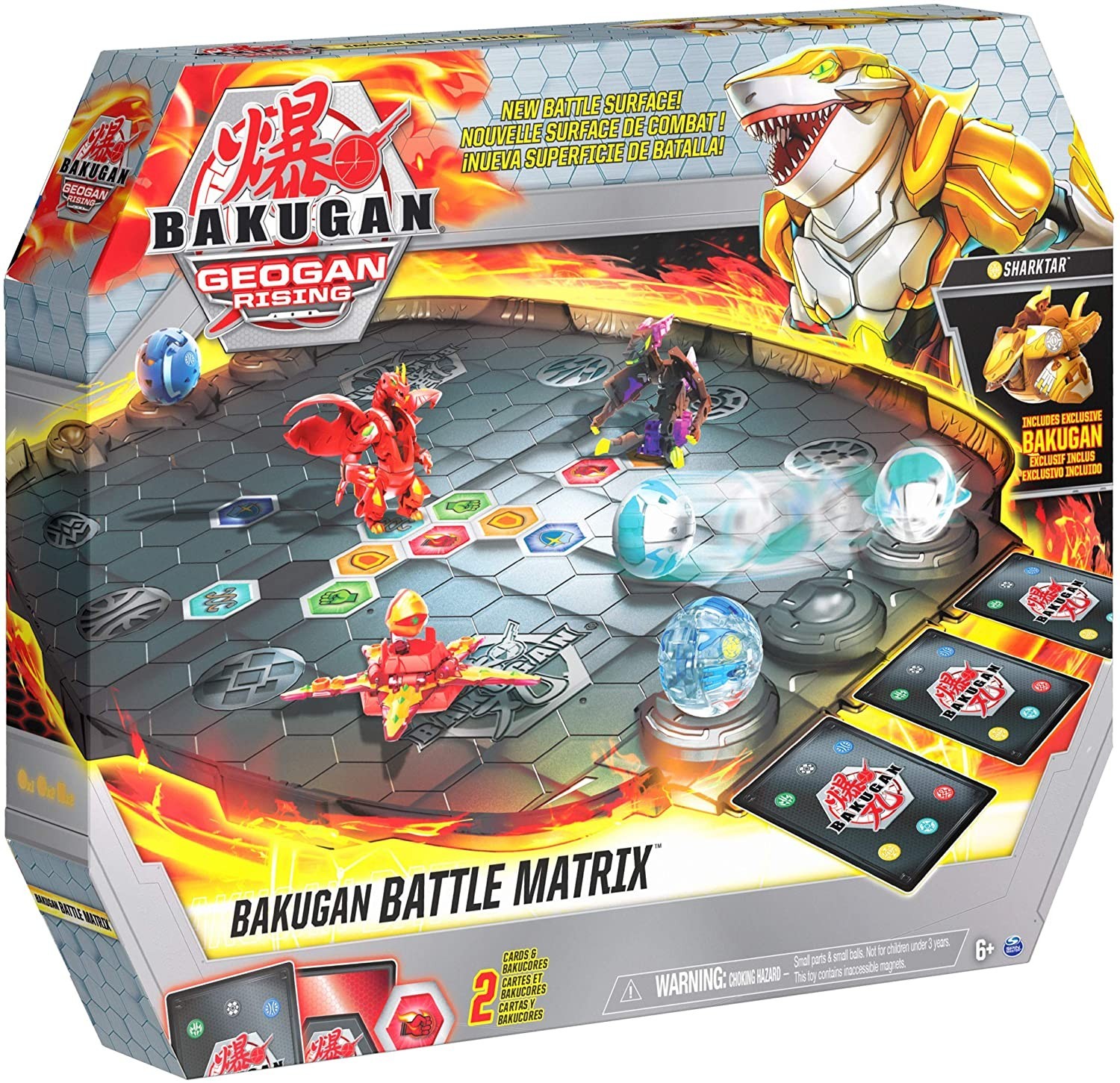 

Игровой набор Spin Master Bakugan Battle Matrix, Exclusive Gold Sharktar Бакуган арена (6060362)