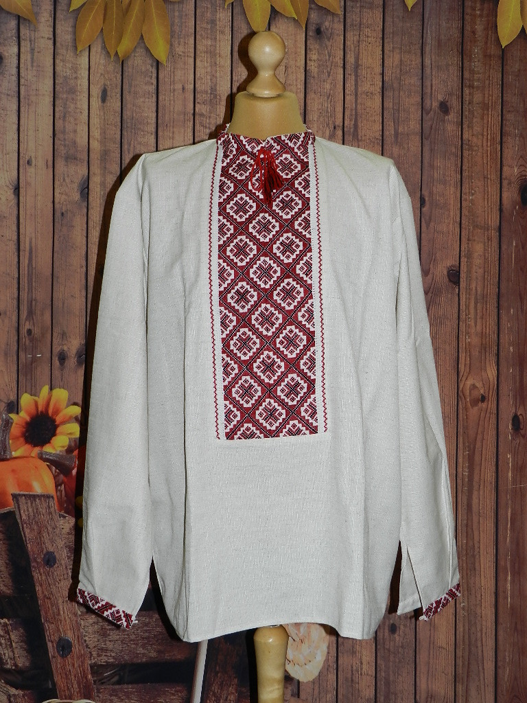 

Вишиванка NovaKoza льон ручної роботи р.(арт.711, Вишиванка NovaKoza льон ручної роботи р.58(арт.711)