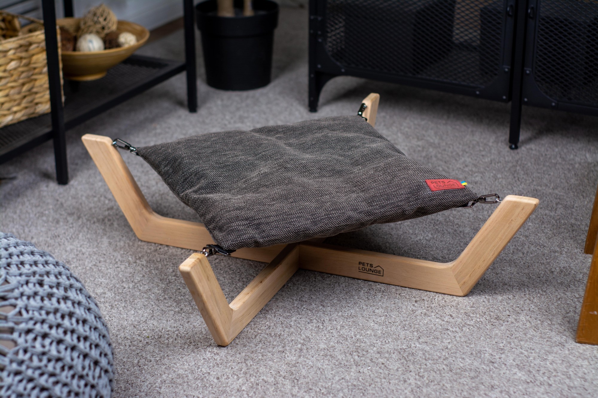 

Лежак для собак и котов Pets Lounge Big Hammock, серый