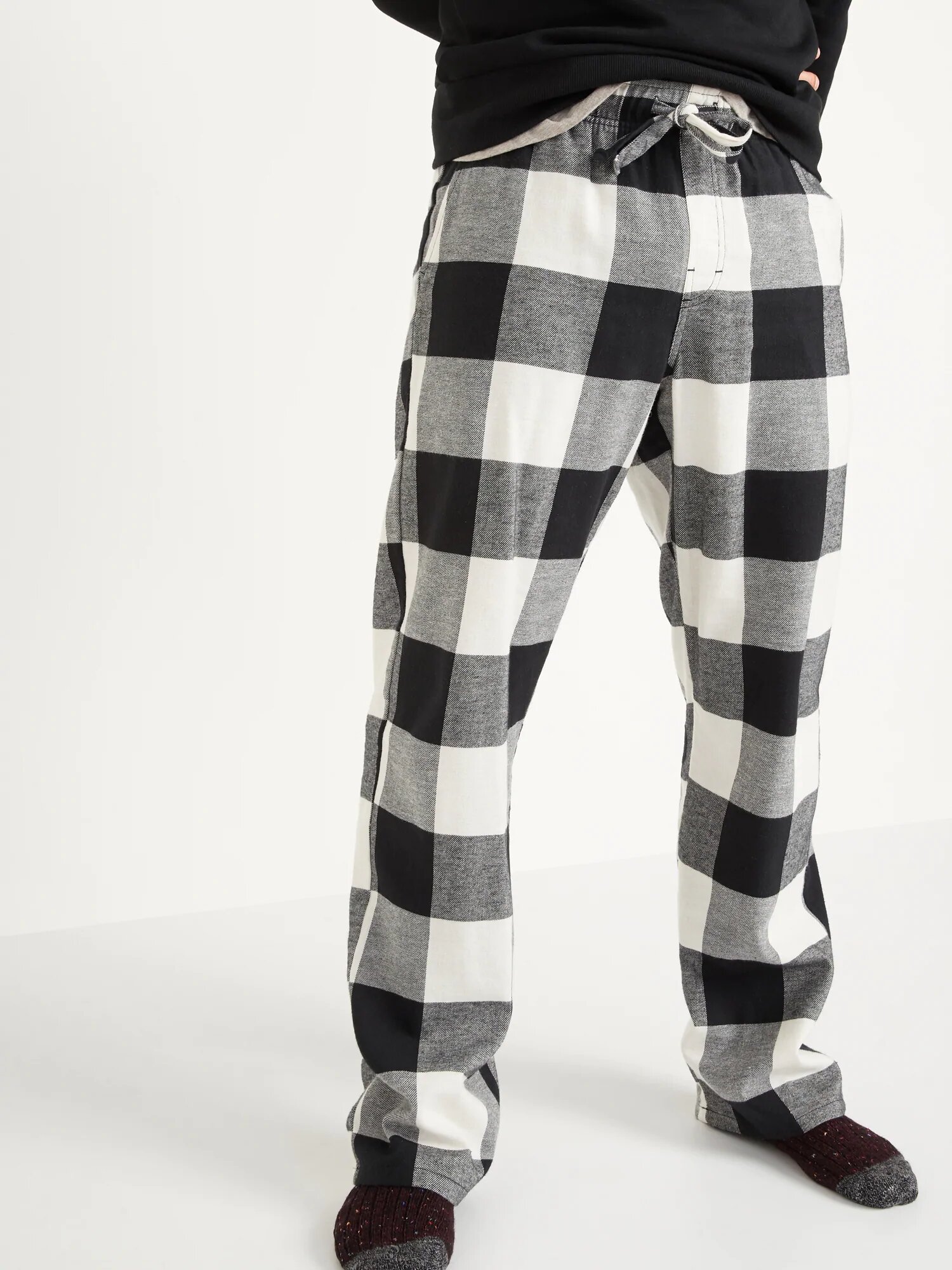 

Пижамные штаны Old Navy 235338634 S Черный/Белый