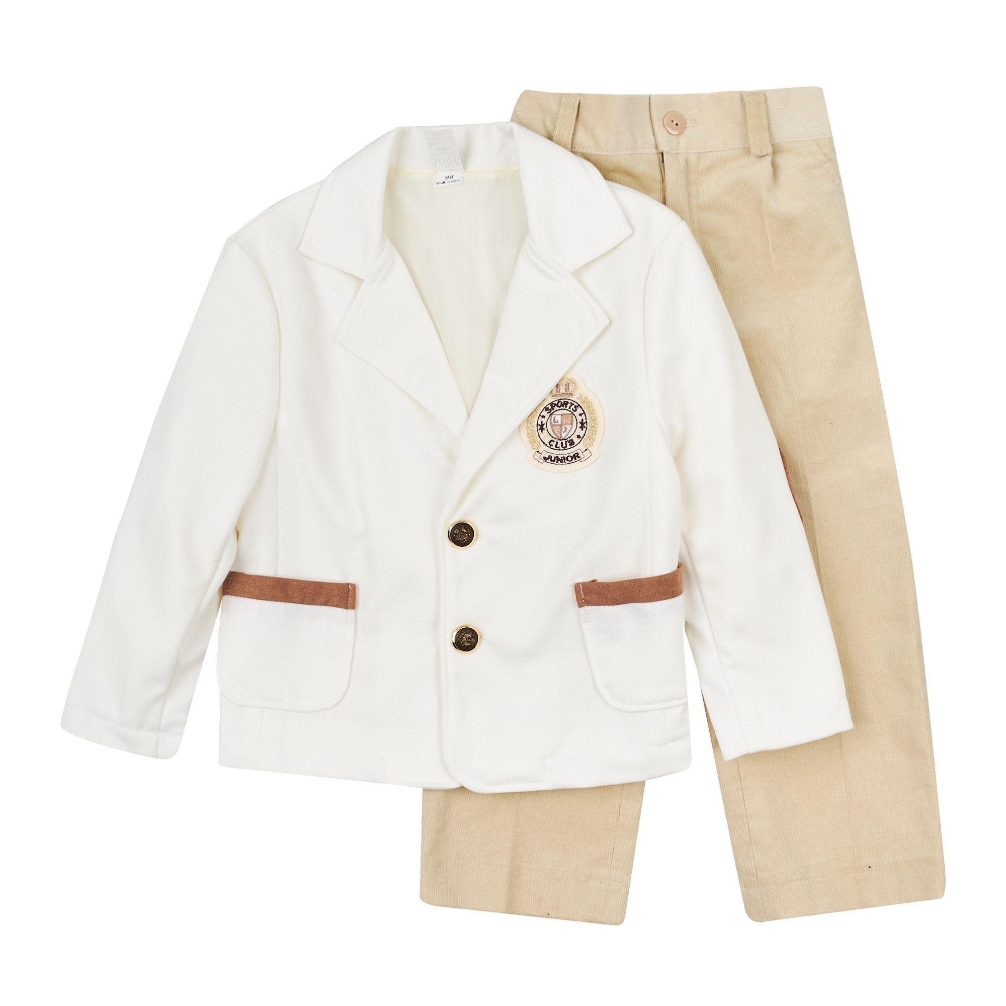 

Класcический костюм (2 пр.) Krasnal WM001-1 104 р молочно-бежевый (2953880382040)