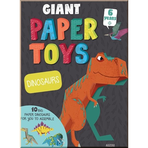 

Auzou Giant Papertoys: Dinosaurs. Peskimo, Jonas le Saint. ISBN:9782733859087