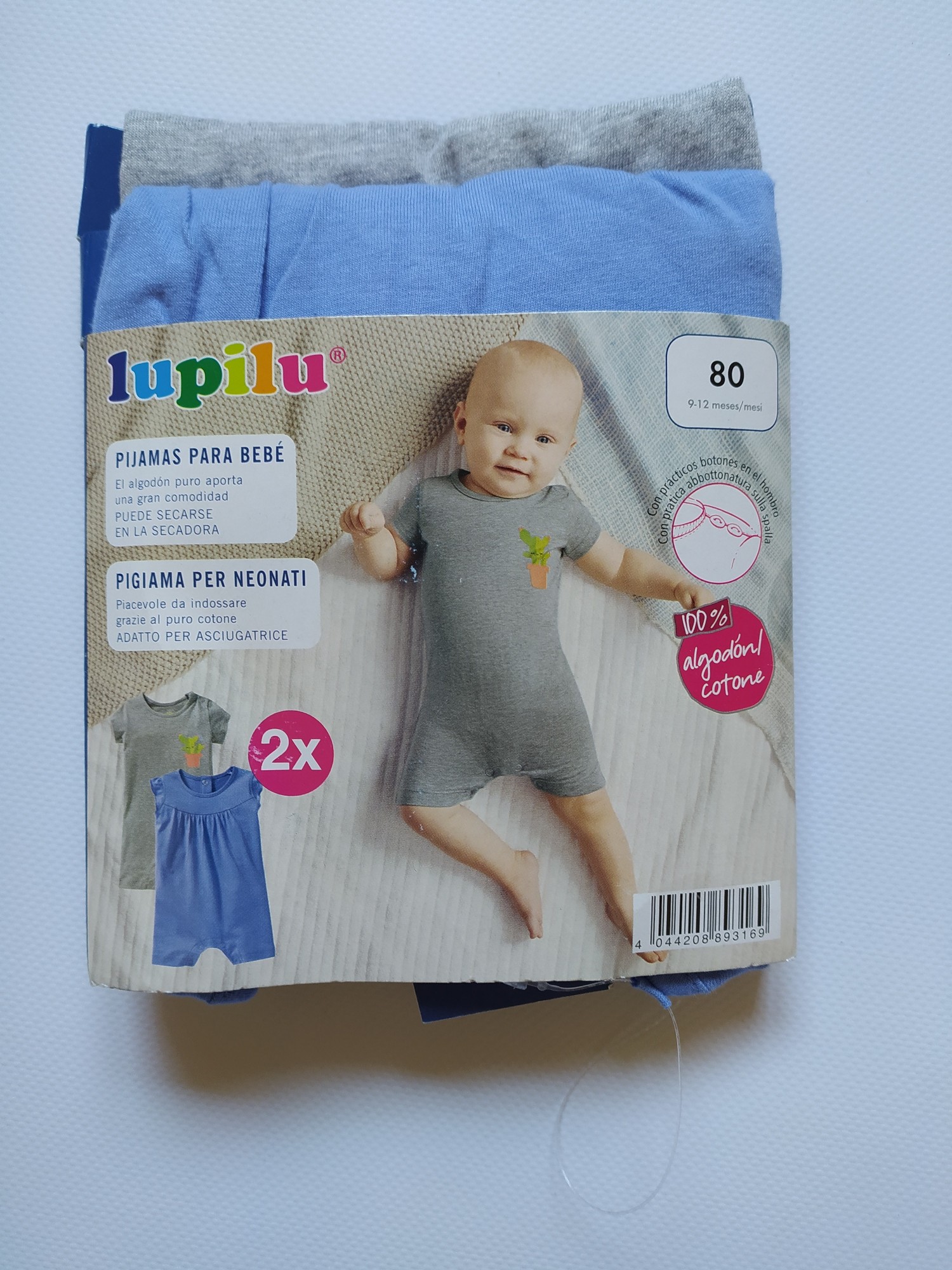 

Песочник набор Lupilu 80 см серый + синий (1001170)