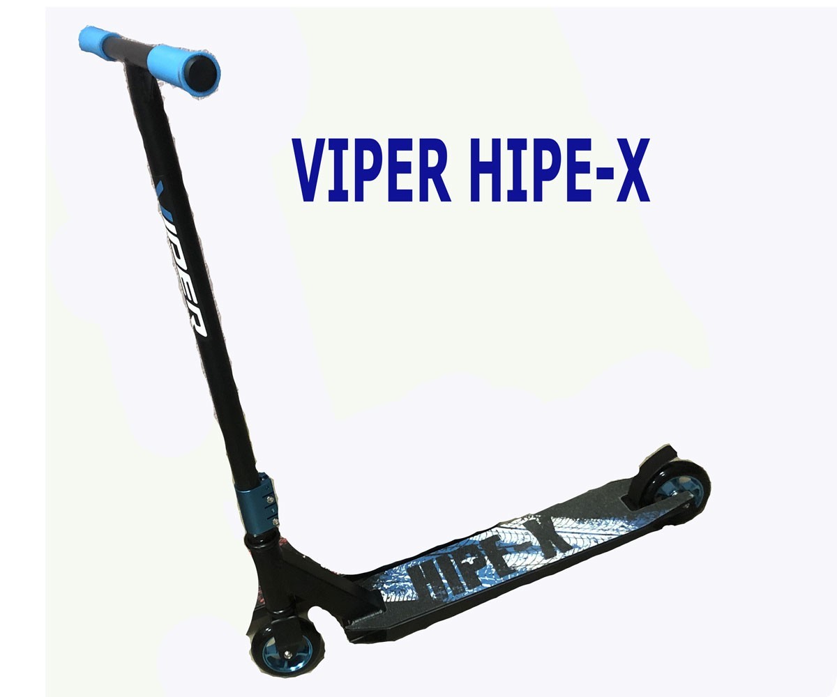 

Трюковый самокат Viper HIPE-X с пегами / колеса 100 мм СИНИЙ