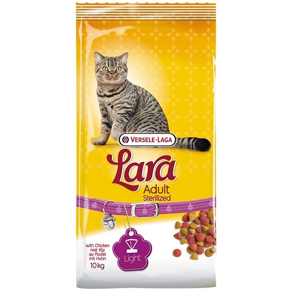 

Сбалансированный корм для стерилизованных котов Lara Sterilized с курицей 10 кг