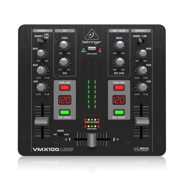

DJ-микшер Behringer PRO VMX100USB