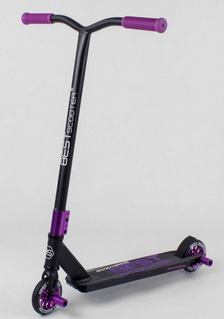 

Самокат трюковый 97889 Best Scooter HIC-система, ПЕГИ фиолетовый