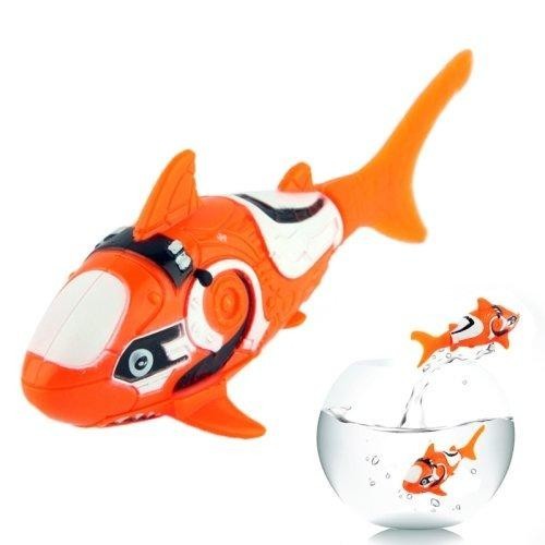 

Интерактивная роборыбка Nano Fish JH6601 акула Оранжевая.