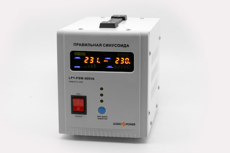 Бесперебойник LogicPower LPY-PSW-500VA+ - ИБП (12В, 350Вт) - инвертор с ...