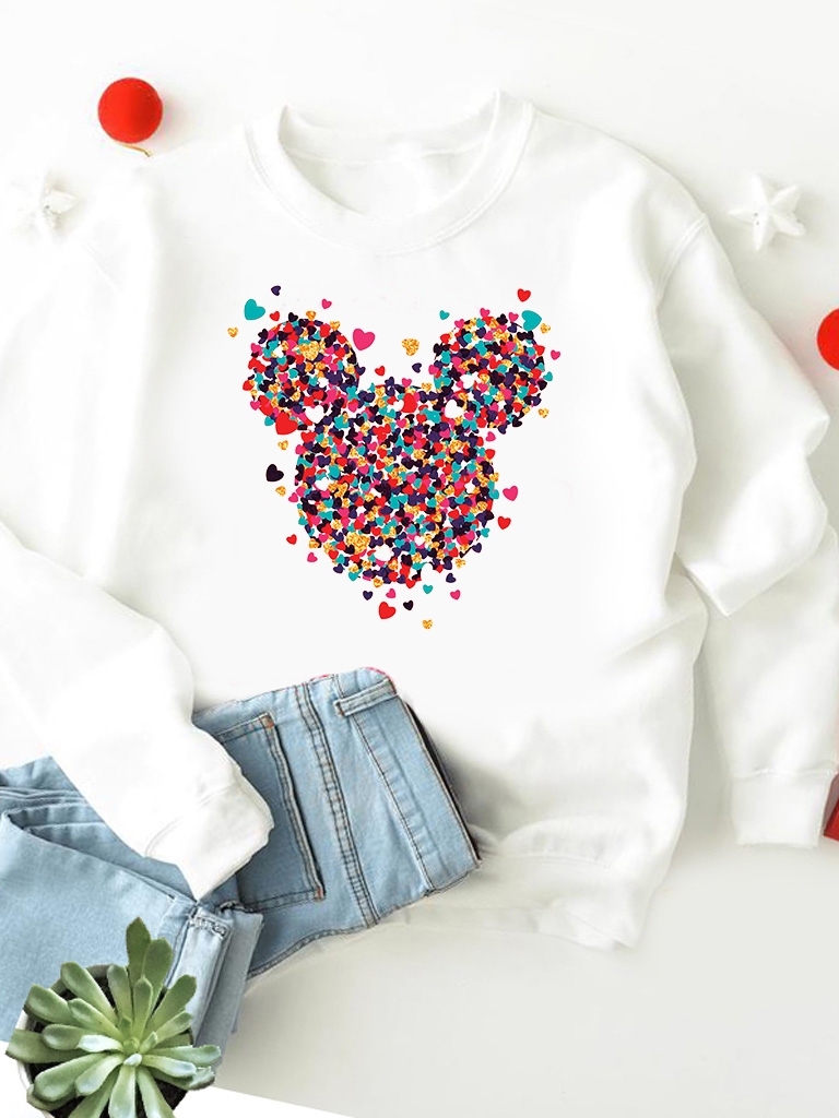 

Свитшот Love&Live Кусочки Minnie любви LLP00501 М Белый