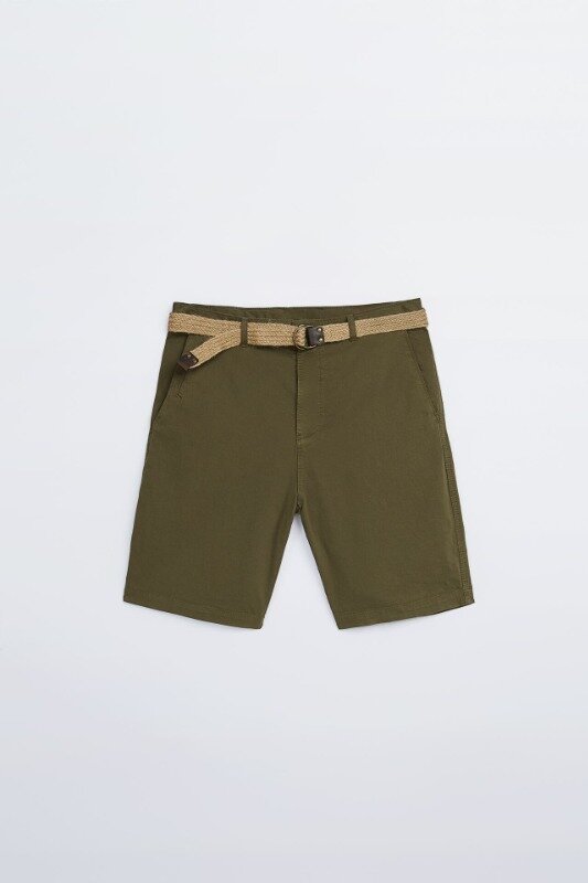 

Шорты Zara с ремнем 0706/368/505 46 Хаки