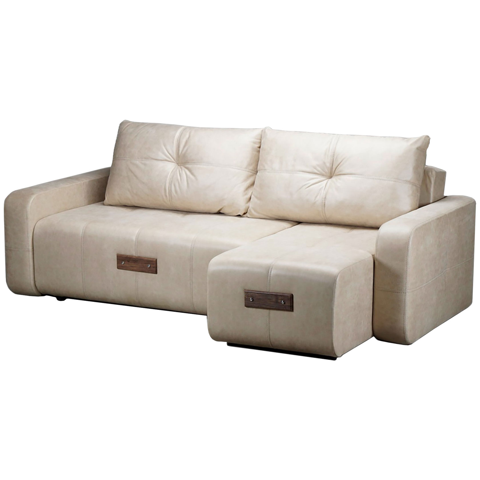 

Угловой диван Теодор (СидиМ) Бежевый 154х238 см