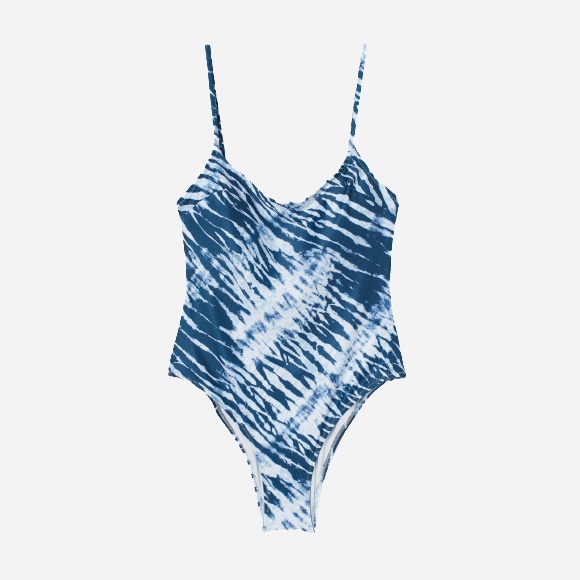 

Купальник слитный женский H&M 34191113 40 Синий
