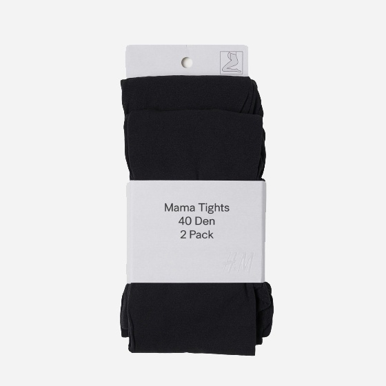 

Колготки H&M 97162041 40 Den М 2 пары Черные