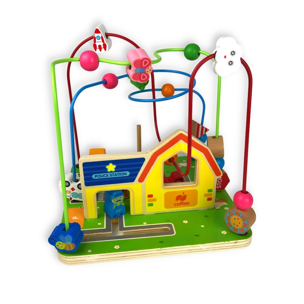 

Деревянная каталка A-Toys "Лабиринт" с бусинами (39212)