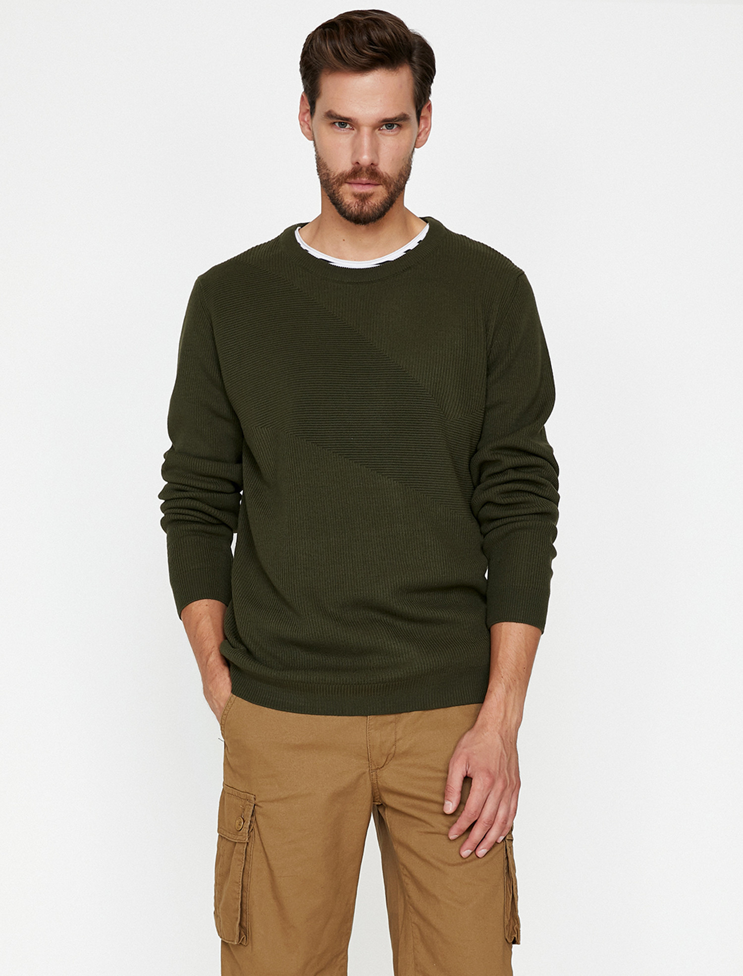 

Джемпер Koton 9KAM94015OT-886 L Khaki