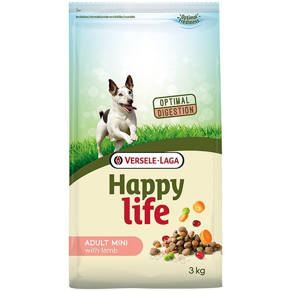 

Cухой корм для взрослых собак Happy Life Мини со вкусом ягненка 3 кг (5410340310410)