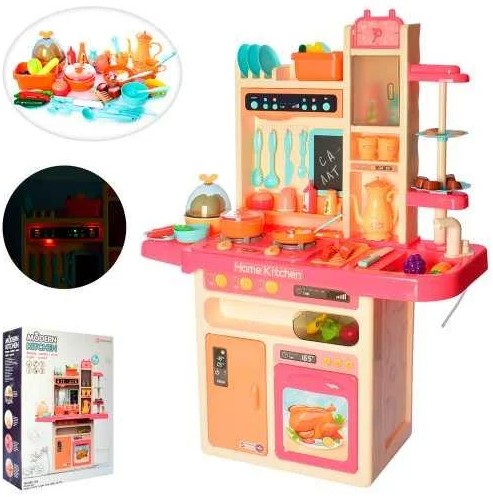 

Детская кухня 93.5 см Home Kitchen, вода, свет, звук, 65 предметов 889-162