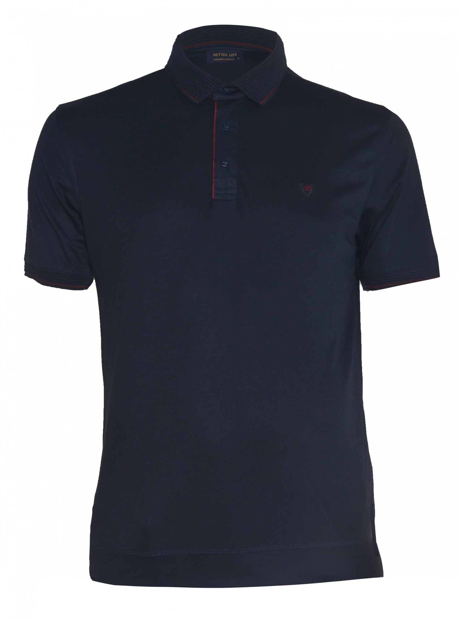 

Поло с коротким рукавом BETTER LIFE 54277843  Синий, Поло с коротким рукавом BETTER LIFE 54277843 L Синий