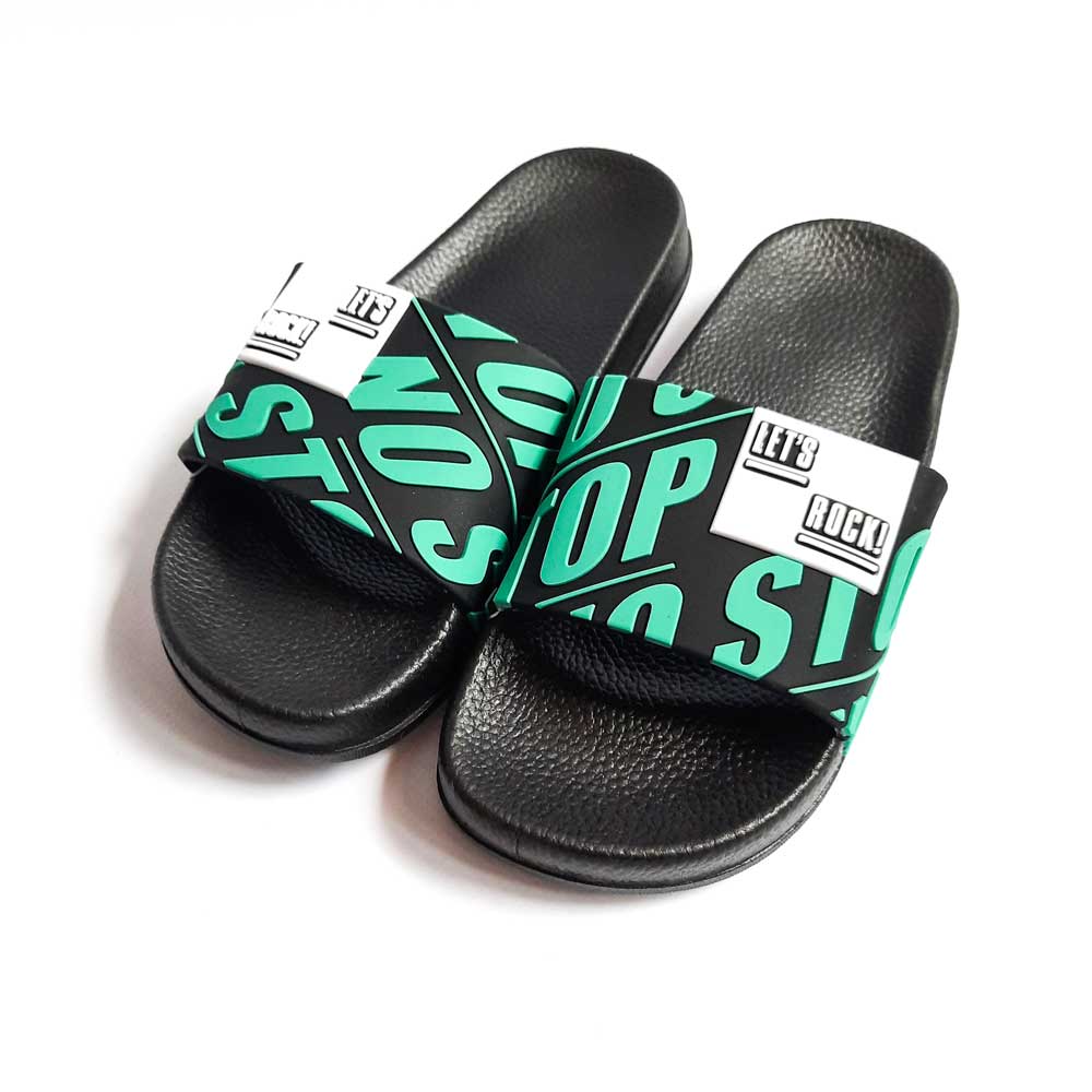 

Шлепанцы ТМ Favorite shoes 39 для мальчика черные/зеленый 24,5 см (арт.348539)