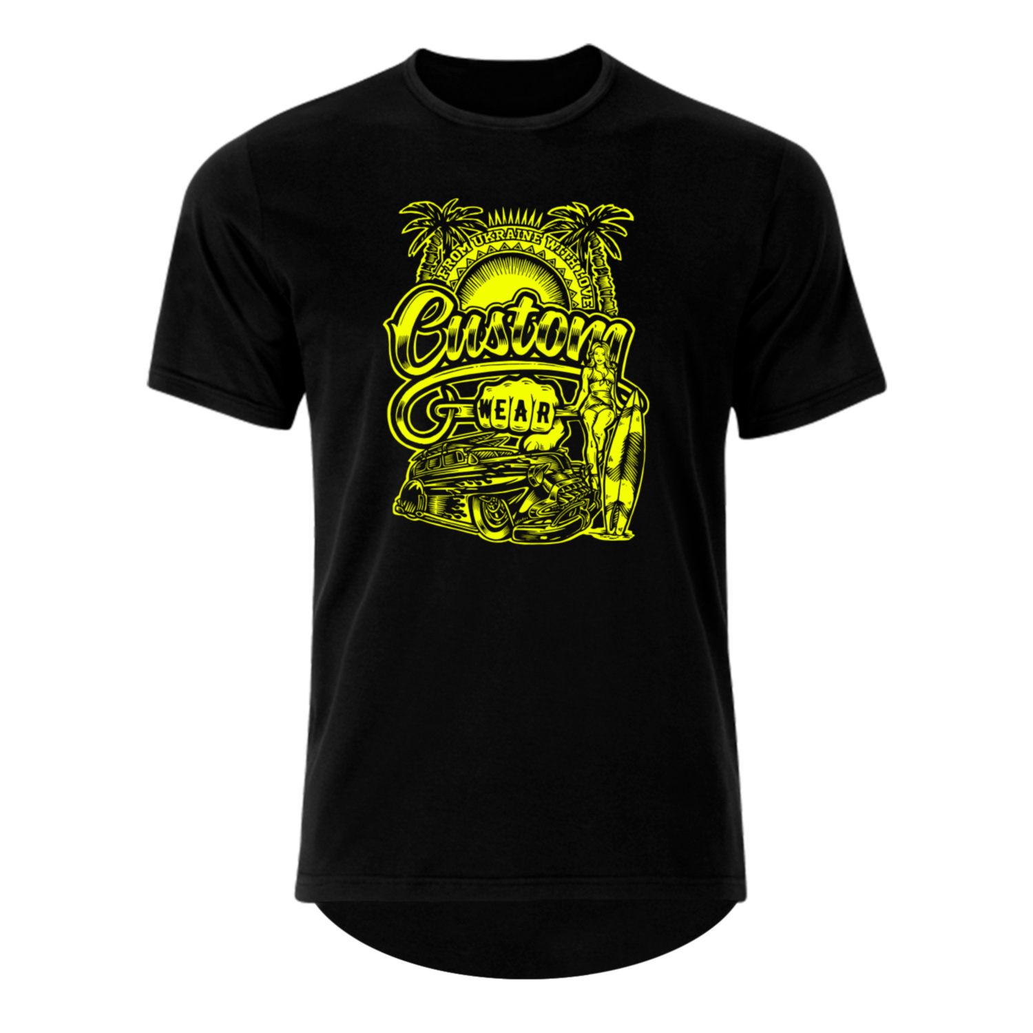 

Футболка Custom Wear Miami Long BLK M
