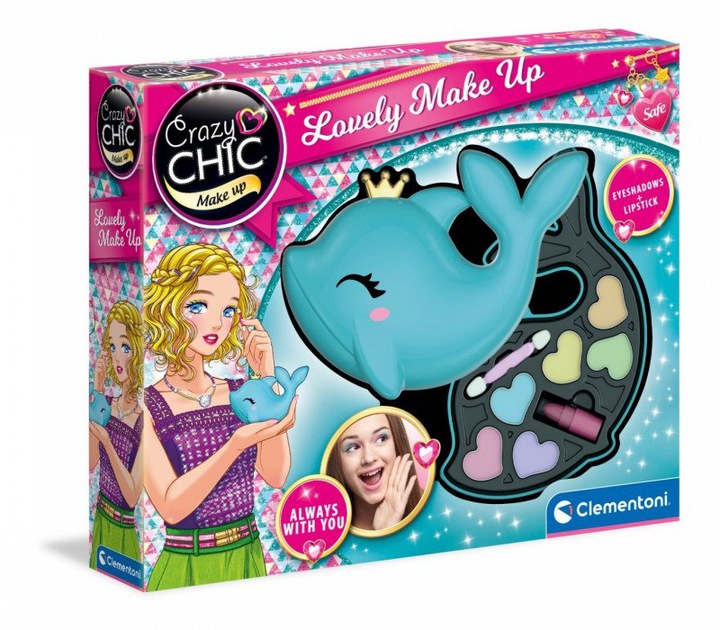 

Набор для макияжа Дельфин Crazy Chic Clementoni (18636)