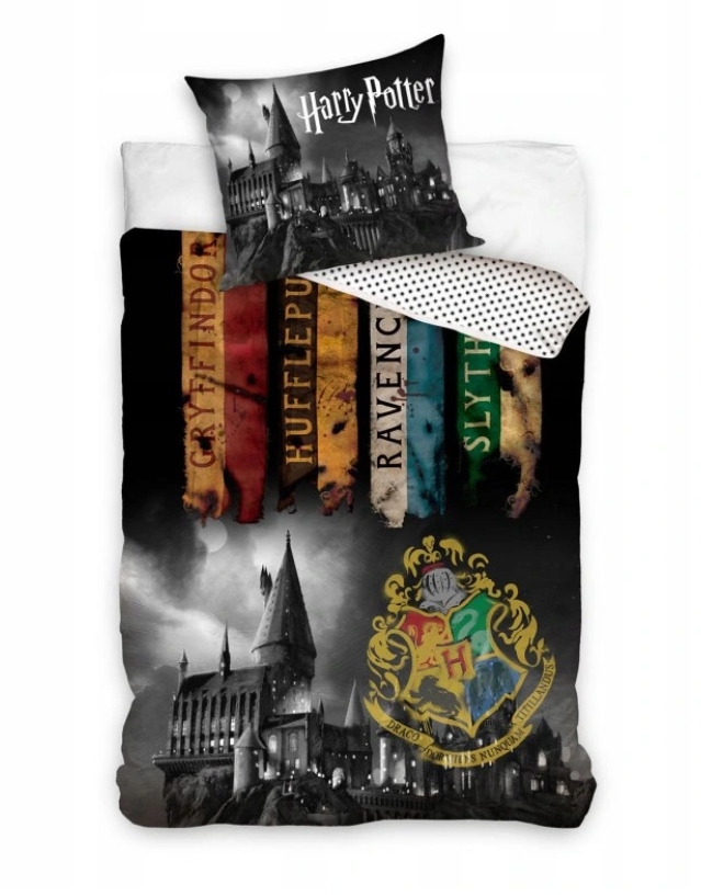 

Детское постельное бельё Гарри Поттер Hogwarts Youth (наволочка+пододеяльник) хлопок, по лицензии Harry Potter 160 x 200 см