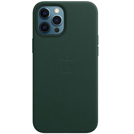 

Кожаный чехол Leather Case (AAA) with MagSafe and Animation для Apple iPhone 12 Pro Max (6.7") (Темно-аспидный серый)