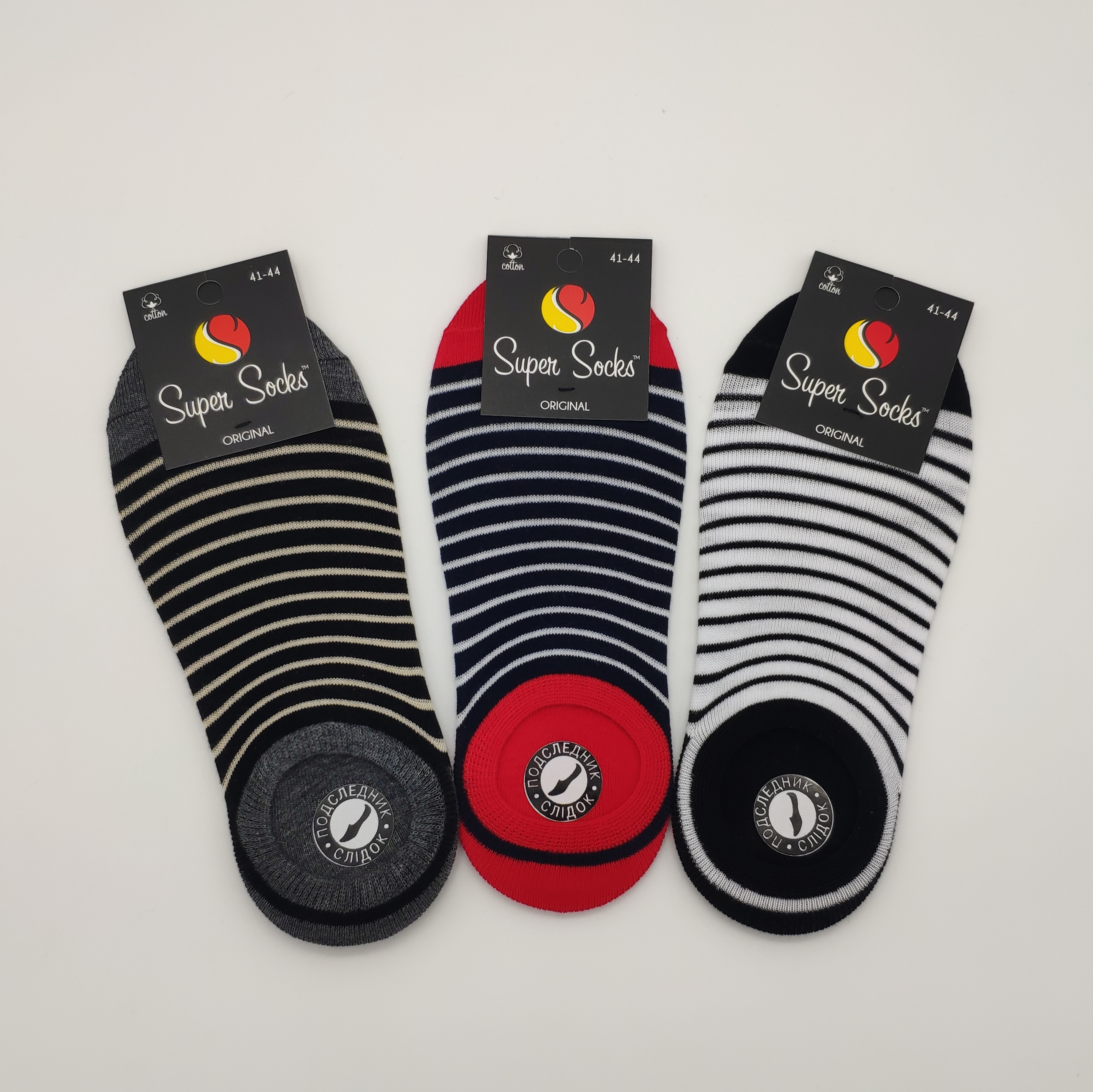 

Подследник мужской Super Socks 3 пары размер 41-44