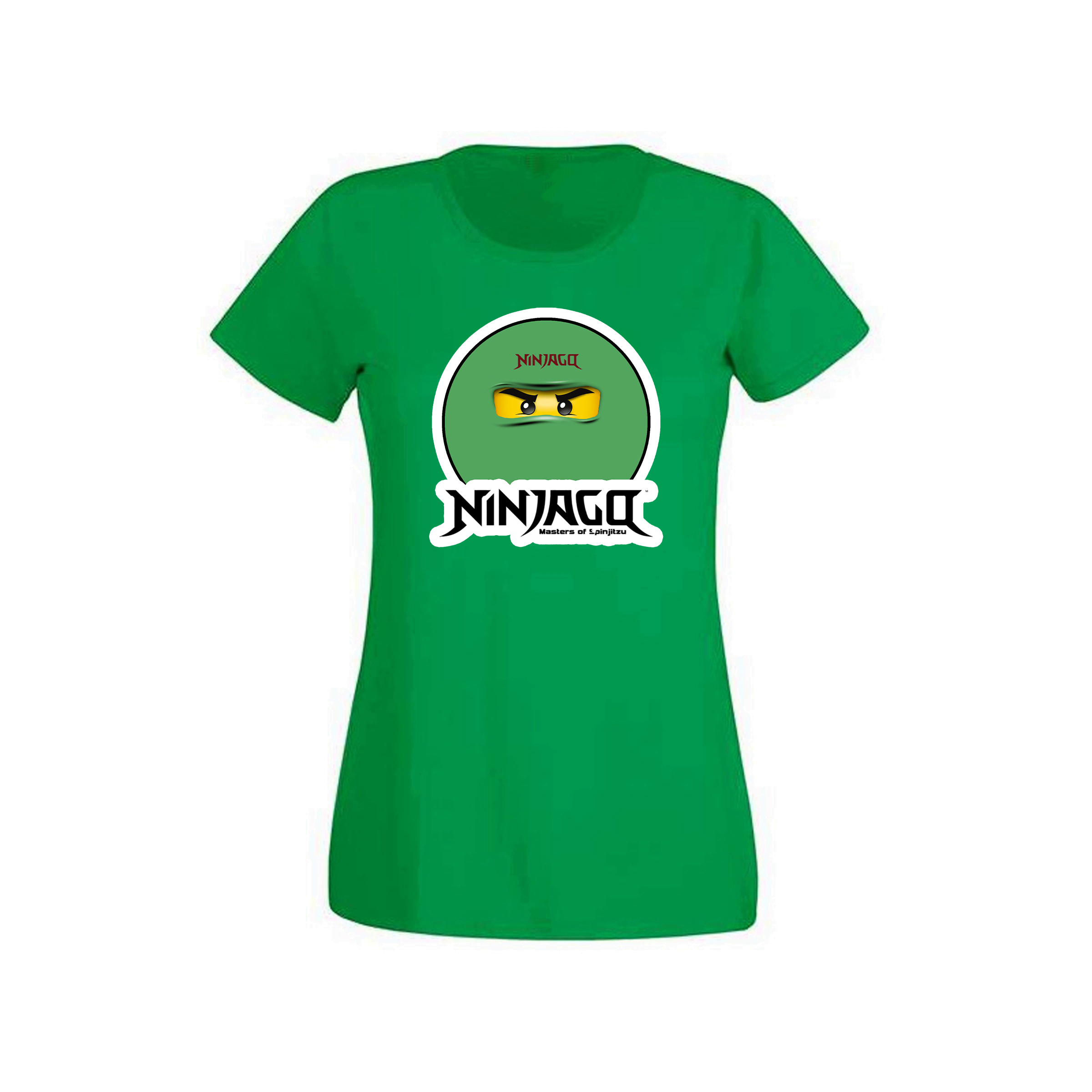 

Футболка женская ArtSvet Лего Ниндзяго (LEGO Ninjago) Зеленый M ZHFNNING1RT
