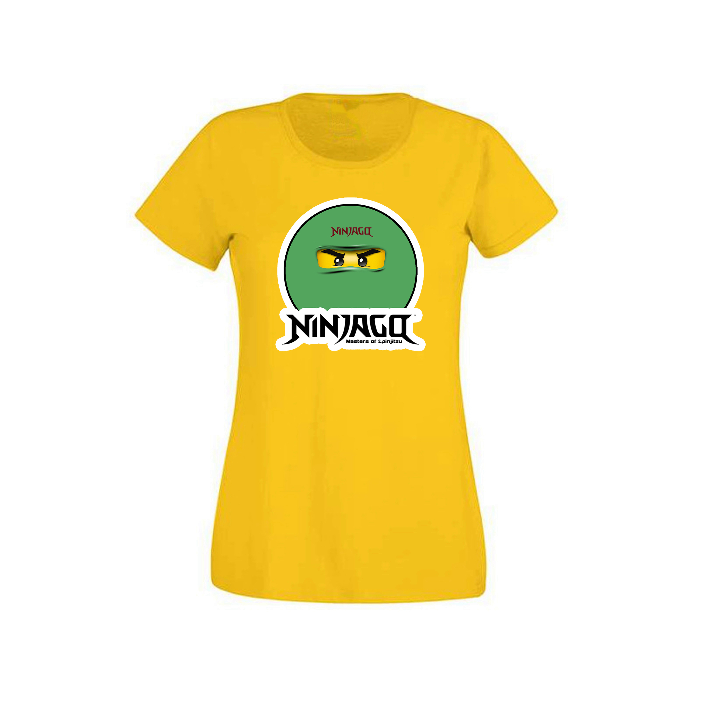 

Футболка женская ArtSvet Лего Ниндзяго (LEGO Ninjago) Желтый XL ZHFNNING1RT