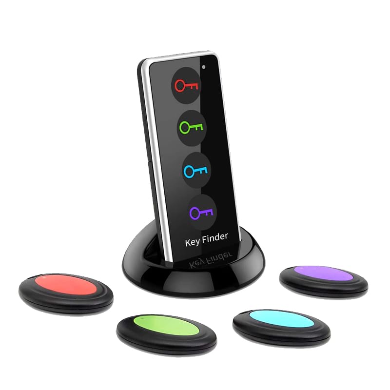 

Брелоки для поиска ключей и предметов Key Finder 4 шт + пульт (RSLN-30554)