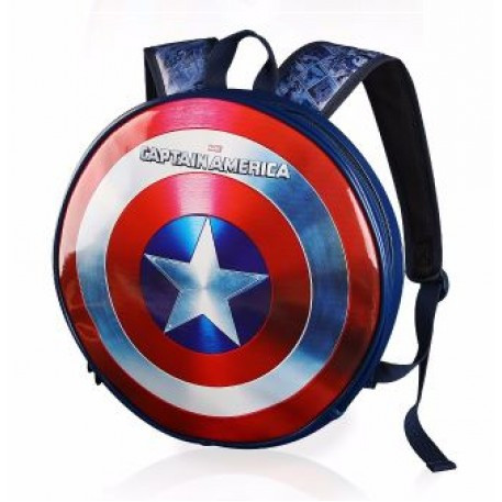 

Круглый Рюкзак Капитан Америка Marvel Captain America Superhero Logo CA