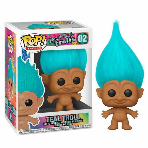 

Фигурка Funko Pop Фанко Поп Тролли на удачу Бирюзовый Тролль Good Luck Trolls Teal Troll 10 см Cartoon T TT 02