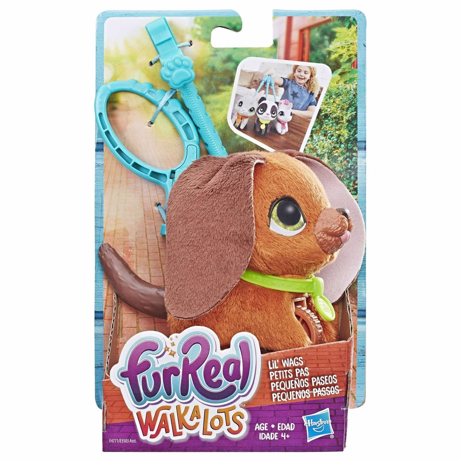 

Інтерактивна іграшка Hasbro Fur real Walkalots Lil Wags маленький вихованець цуценя на повідку