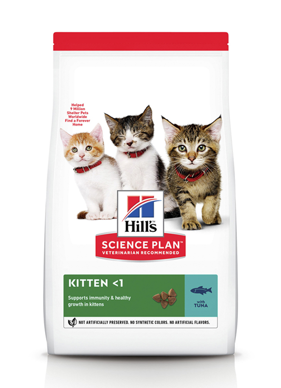 

Сухой корм HILL'S SCIENCE PLAN Kitten для котят с тунцом - 1,5 кг