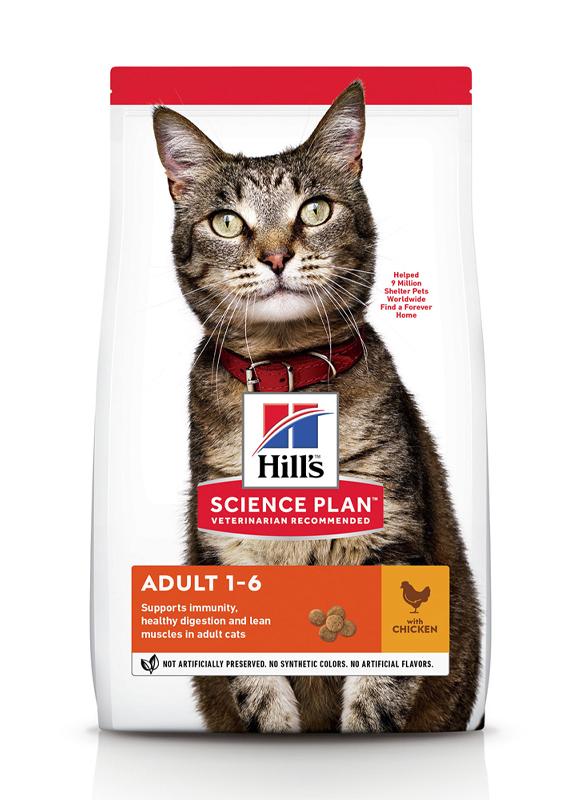 

Сухой корм HILL'S SCIENCE PLAN Adult для кошек с Курицей - 15 кг
