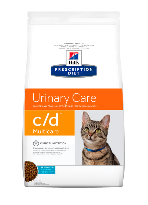 

Сухой корм Hills Prescription Diet Feline c/d Multicare со вкусом океанической рыбы 1.5 кг